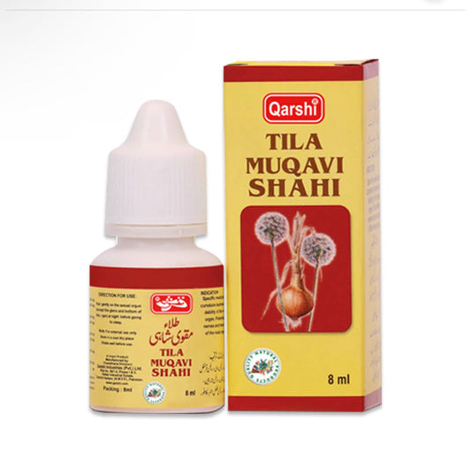 Qarshi Tila Muqavi Shahi – Herbal Vitality & Nerve Strengthening Oil (8ml)