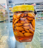 Premium Almonds in Pure Honey – Natural Energy & Brain Booster  Description: