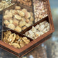 Premium Dry Fruits Gift Box 1 KG | American Almond, Cashew, Pistachio, Walnut, Peanut Rewari & Dry Apricot (Khobani)