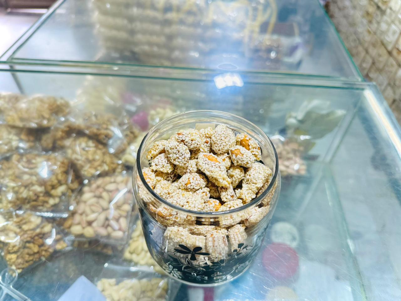 Peanut Rewari – Crispy Sesame-Coated Peanuts (Traditional Sweet Snack)