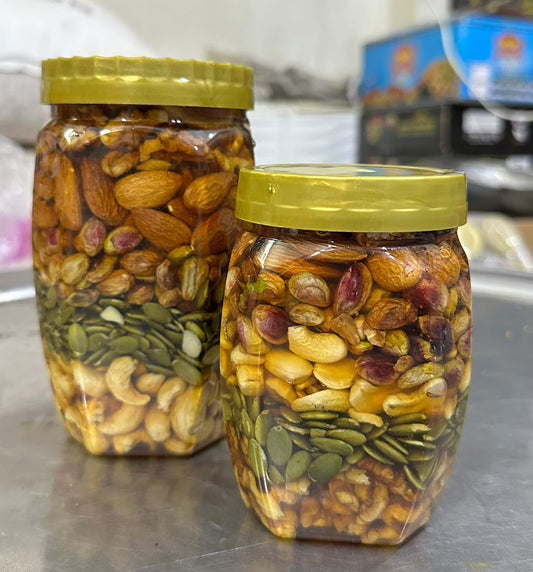 Mixed Dry Fruits & Seeds in Pure Honey – Ultimate Superfood Blend