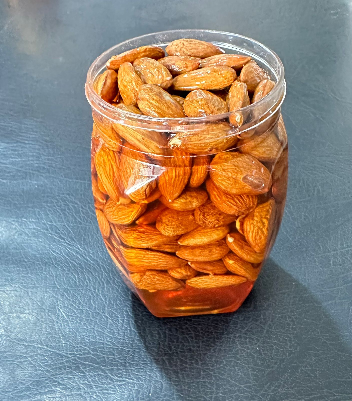 Premium Almonds in Pure Honey – Natural Energy & Brain Booster  Description: