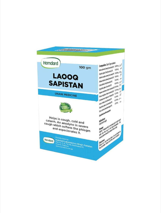 Hamdard Laooq Sapistan | Balghami Khansi, Seene ki Jalan aur Tanaffus Ki Sozish Ka Ilaj | 100 gm